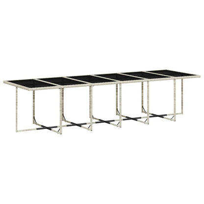 vidaXL Garden Dining Set | Light Grey, Anthracite, Black