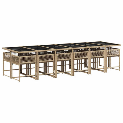 vidaXL Garden Dining Set | Mix Beige