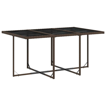 vidaXL Garden Dining Set | Brown, Cream White