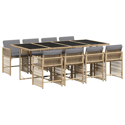 vidaXL Garden Dining Set | Mix Beige