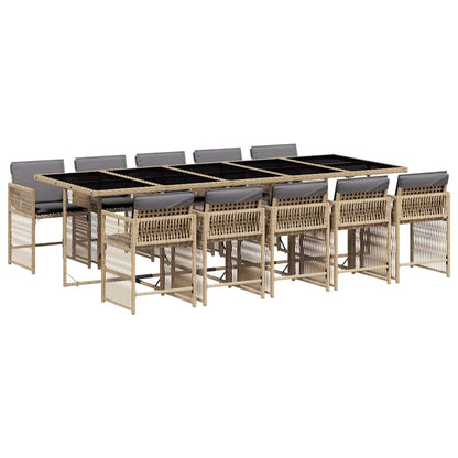 vidaXL Garden Dining Set | Mix Beige