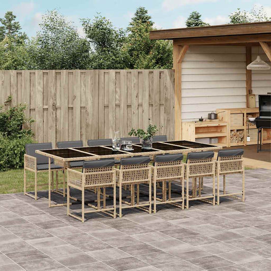 vidaXL Garden Dining Set | Mix Beige