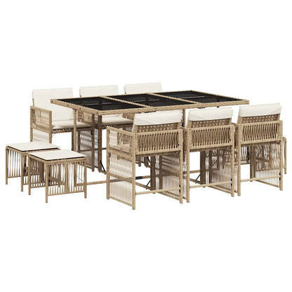 vidaXL Garden Dining Set | Beige