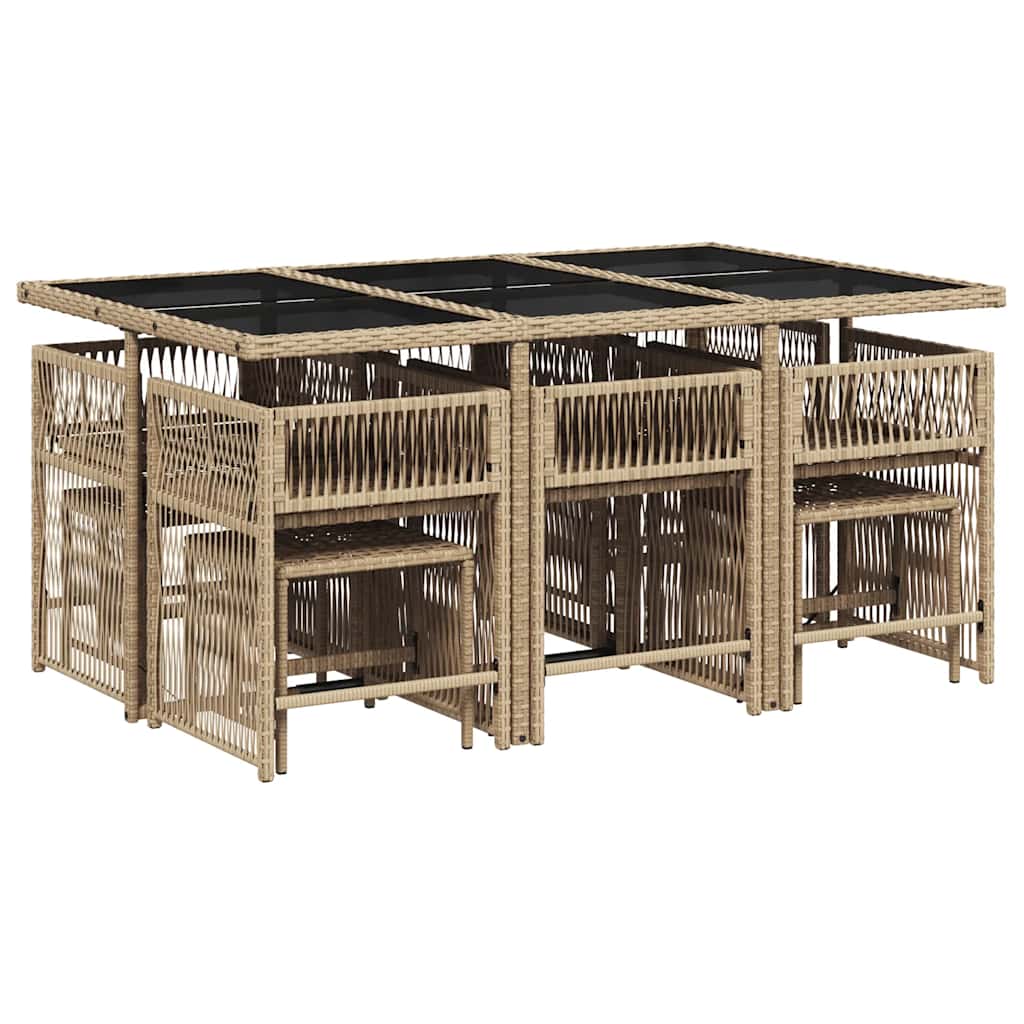 vidaXL Garden Dining Set | Beige