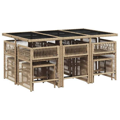 vidaXL Garden Dining Set | Beige