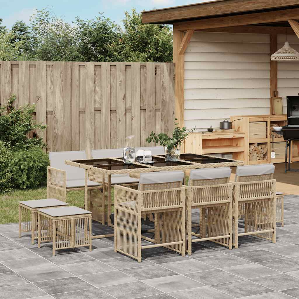 vidaXL Garden Dining Set | Beige