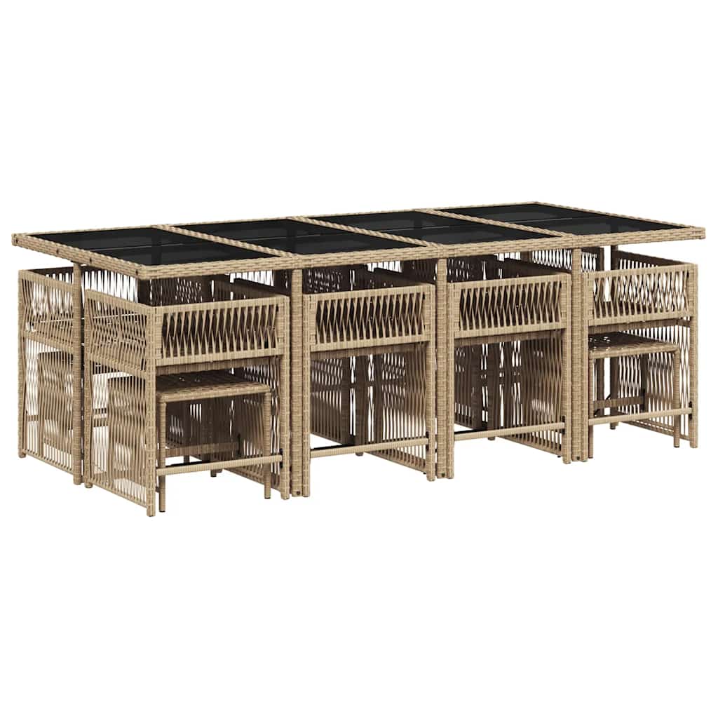 vidaXL Garden Dining Set | Beige, Cream White