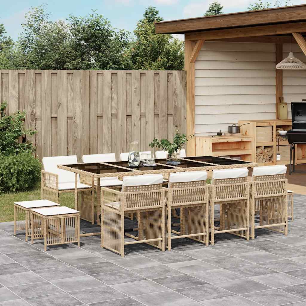 vidaXL Garden Dining Set | Beige, Cream White