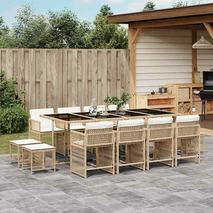 vidaXL Garden Dining Set | Beige, Cream White