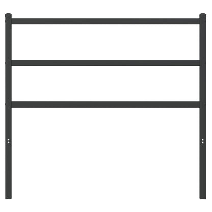 vidaXL Metal Replace Headboard Black 107 cm
