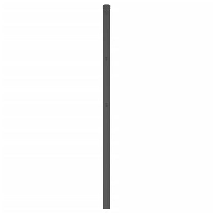 vidaXL Metal Replace Headboard Black 200 cm
