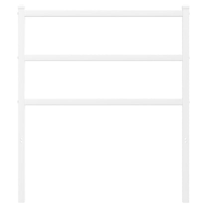 vidaXL Metal Replace Headboard White 75 cm