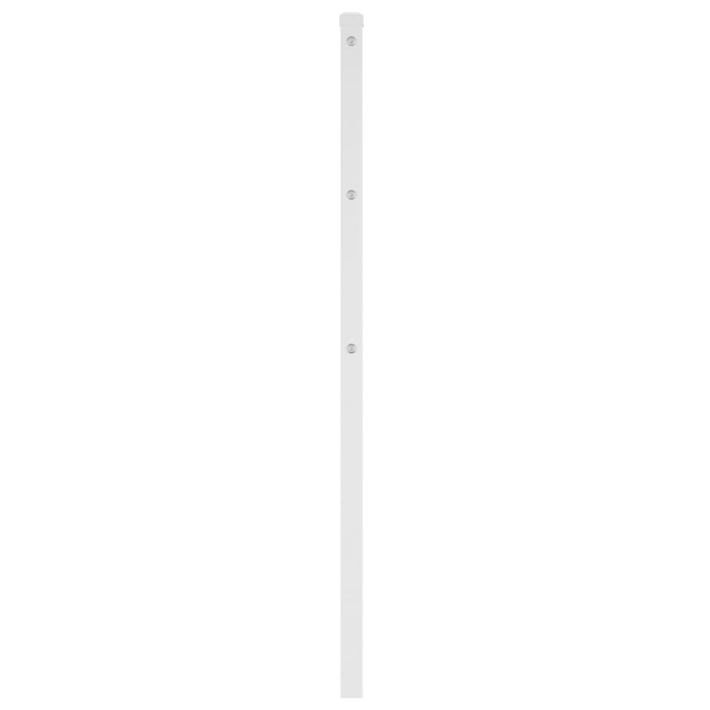 vidaXL Metal Replace Headboard White 75 cm
