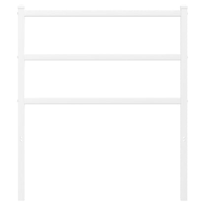 vidaXL Metal Replace Headboard White 80 cm