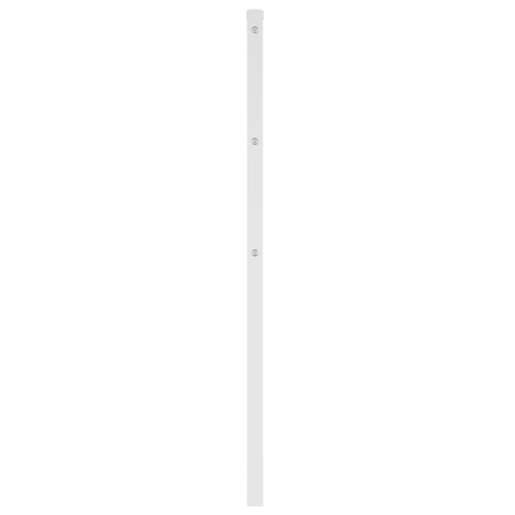 vidaXL Metal Replace Headboard White 80 cm