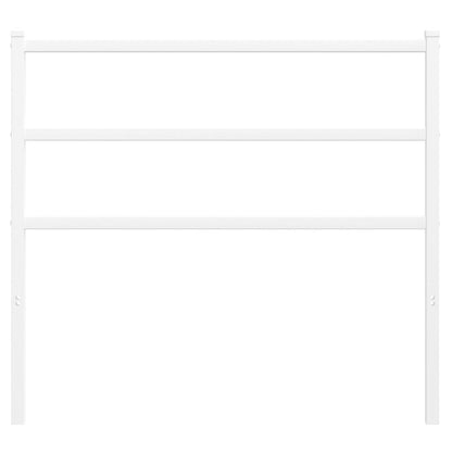 vidaXL Metal Replace Headboard White 100 cm