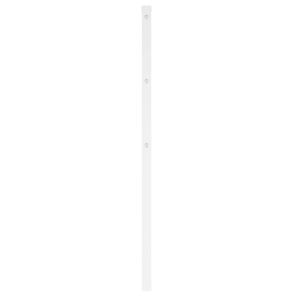 vidaXL Metal Replace Headboard White 100 cm