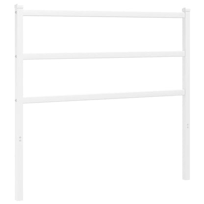 vidaXL Metal Replace Headboard White 107 cm