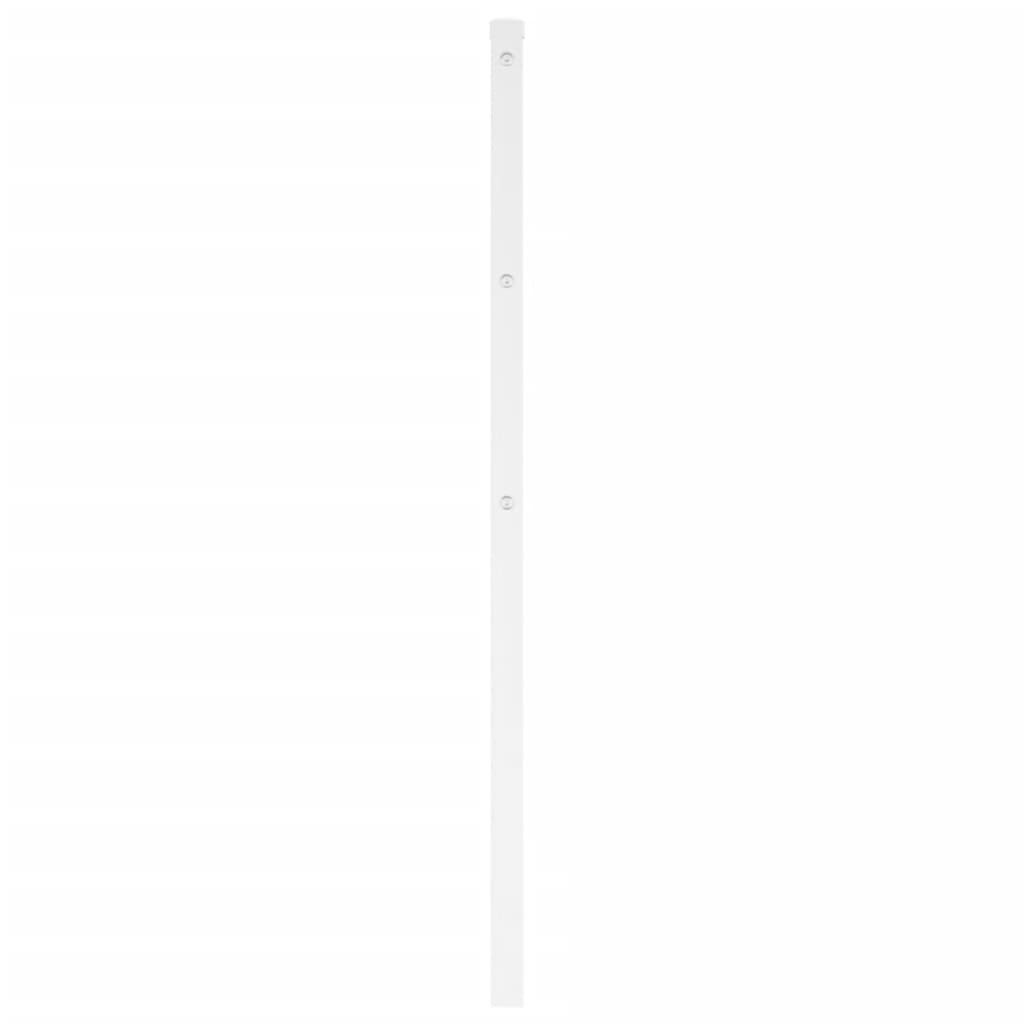 vidaXL Metal Replace Headboard White 107 cm