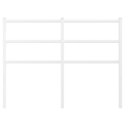 vidaXL Metal Replace Headboard White 120 cm