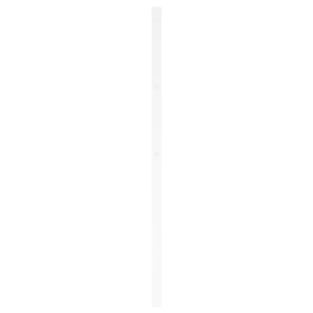 vidaXL Metal Replace Headboard White 193 cm