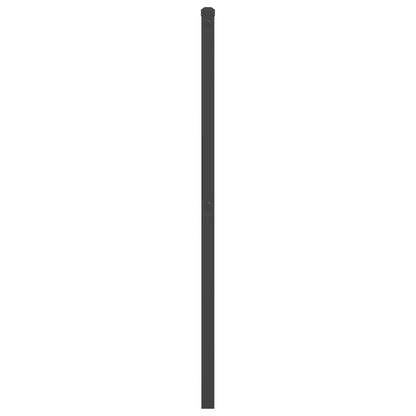 vidaXL Metal Replace Headboard Black 180 cm