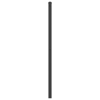 vidaXL Metal Replace Headboard Black 193 cm