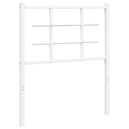 vidaXL Metal Replace Headboard White 75 cm
