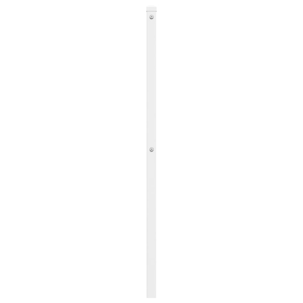 vidaXL Metal Replace Headboard White 75 cm