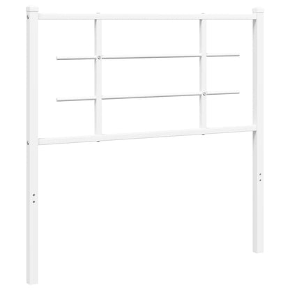 vidaXL Metal Replace Headboard White 100 cm