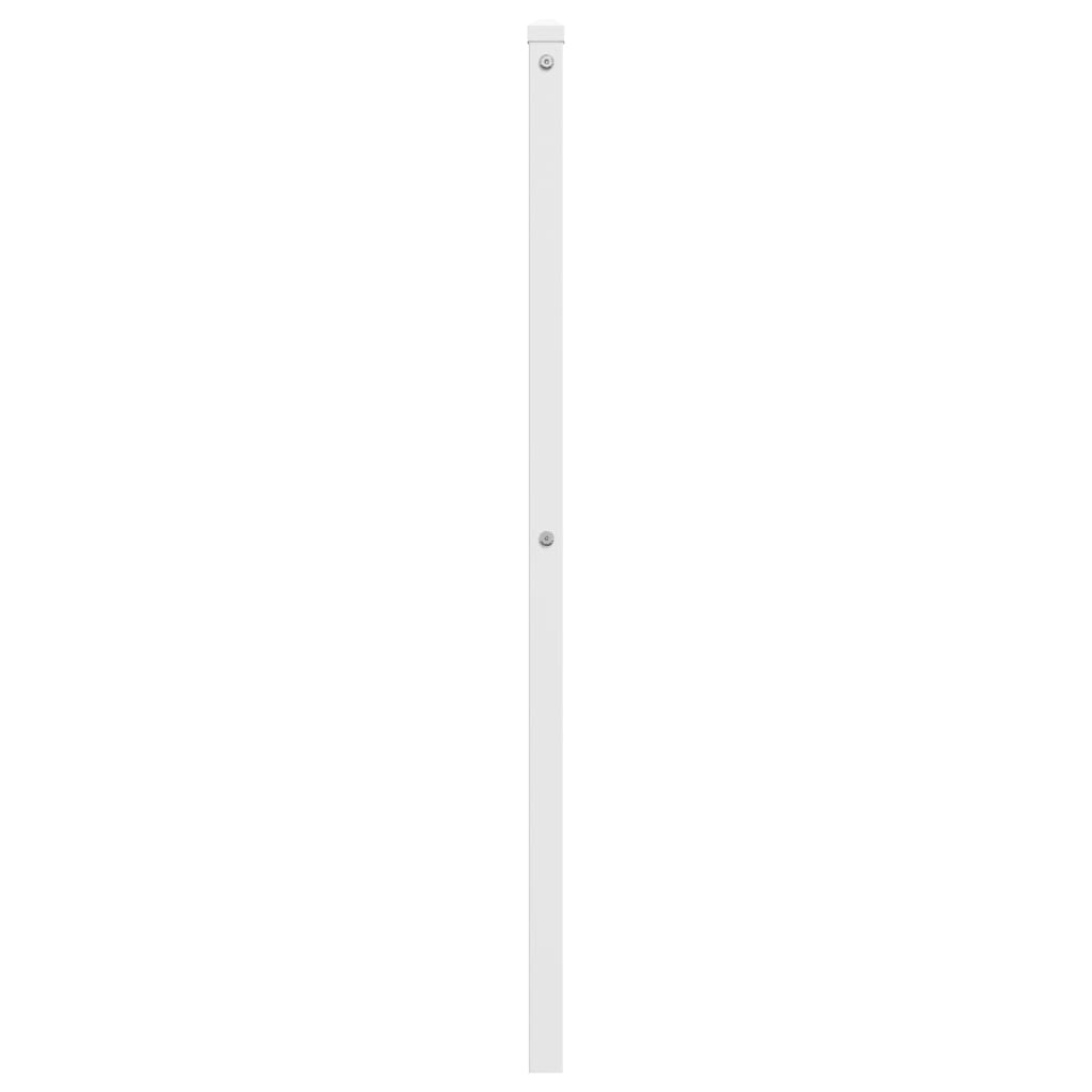 vidaXL Metal Replace Headboard White 100 cm