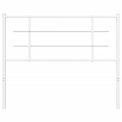 vidaXL Metal Replace Headboard White 107 cm
