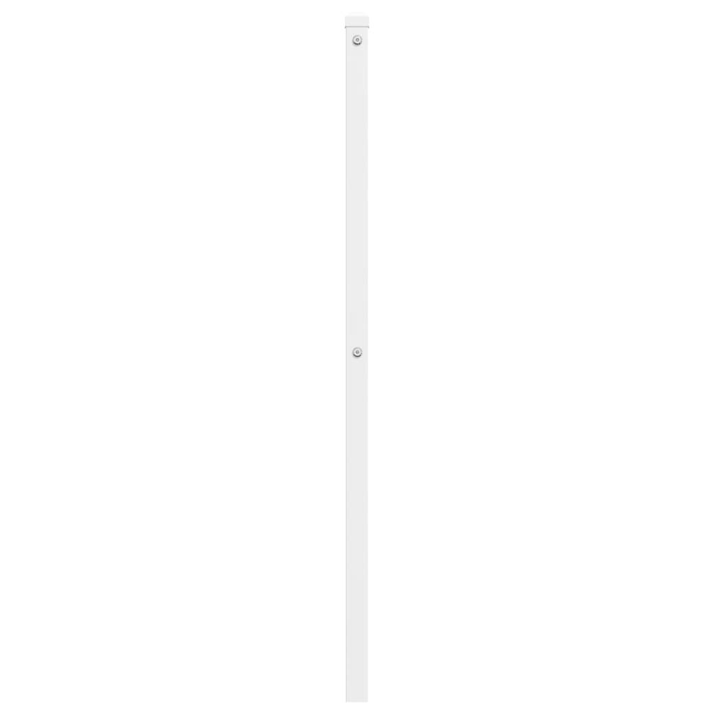 vidaXL Metal Replace Headboard White 107 cm