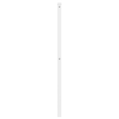 vidaXL Metal Replace Headboard White 120 cm