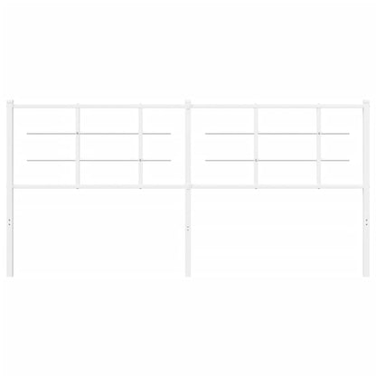 vidaXL Metal Replace Headboard White 180 cm