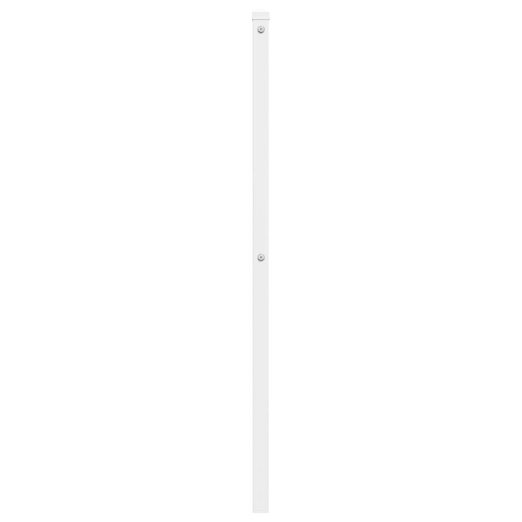 vidaXL Metal Replace Headboard White 180 cm