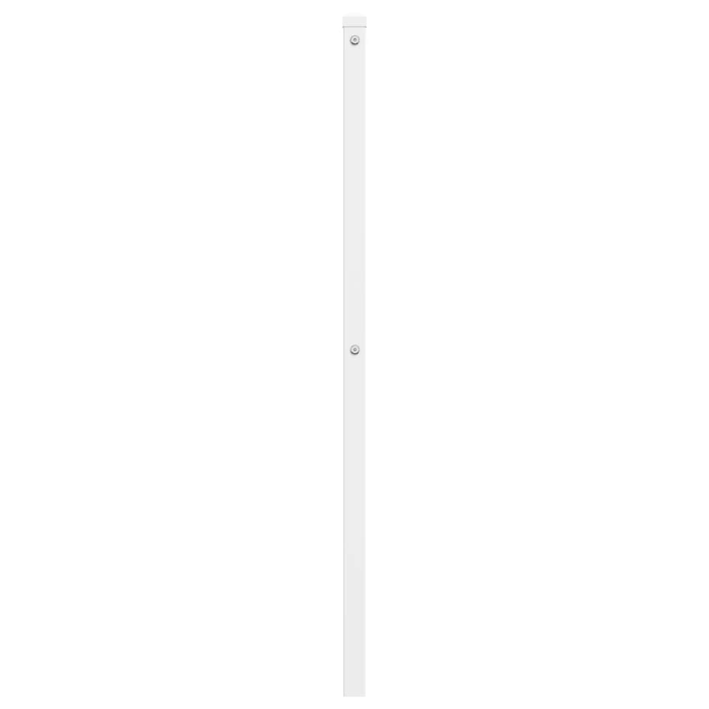 vidaXL Metal Replace Headboard White 193 cm