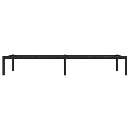 vidaXL Metal Bed Frame without Mattress Black 90x190cm