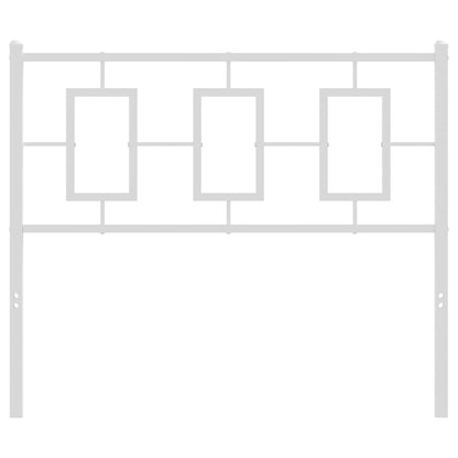 vidaXL Metal Replace Headboard White 100 cm