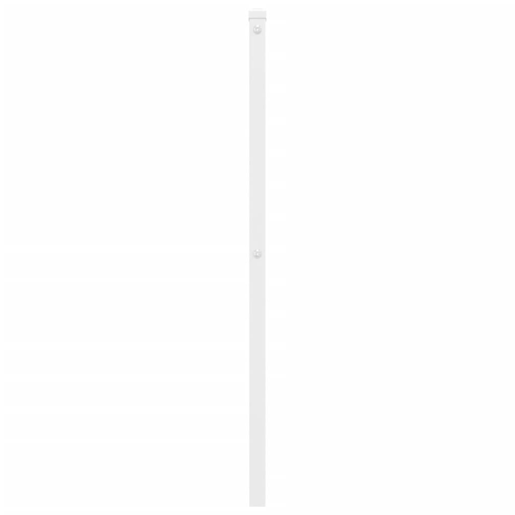 vidaXL Metal Replace Headboard White 100 cm