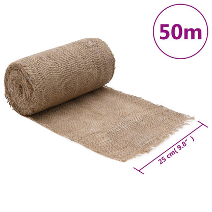 vidaXL Jute Roll 0.25x50 m 100% Jute 200 gsm