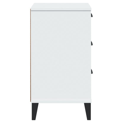vidaXL Bedside Cabinet VIKEN White Engineered Wood