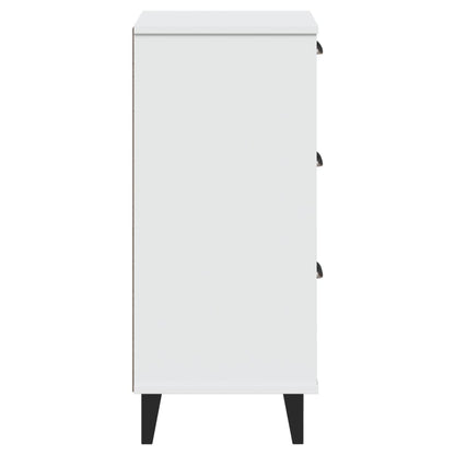 vidaXL Bedside Cabinet VIKEN White Engineered Wood