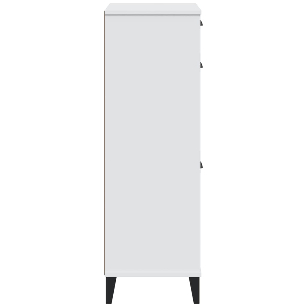 vidaXL Shoe Cabinet VIKEN White Engineered Wood