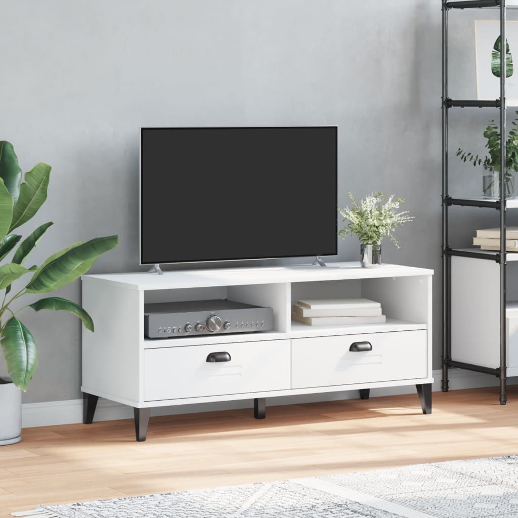 vidaXL TV Cabinet "VIKEN" White Engineered Wood