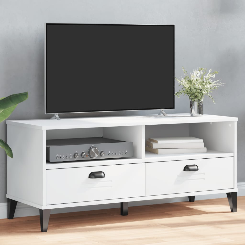 vidaXL TV Cabinet "VIKEN" White Engineered Wood