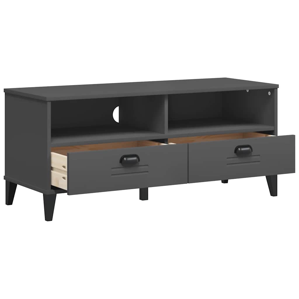 vidaXL TV Cabinet "VIKEN" Anthracite Grey Engineered Wood