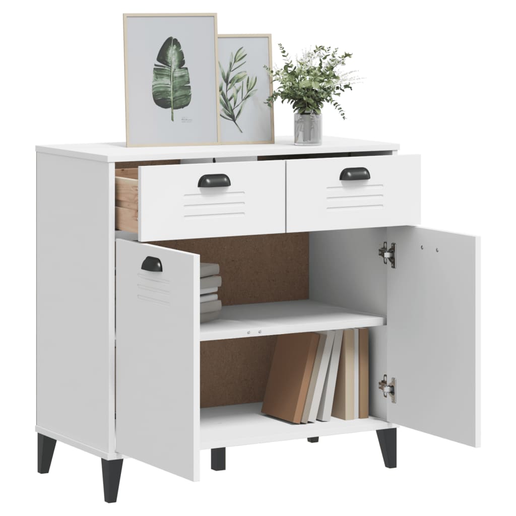 vidaXL Sideboard "VIKEN" White 80x40x80 cm Engineered Wood
