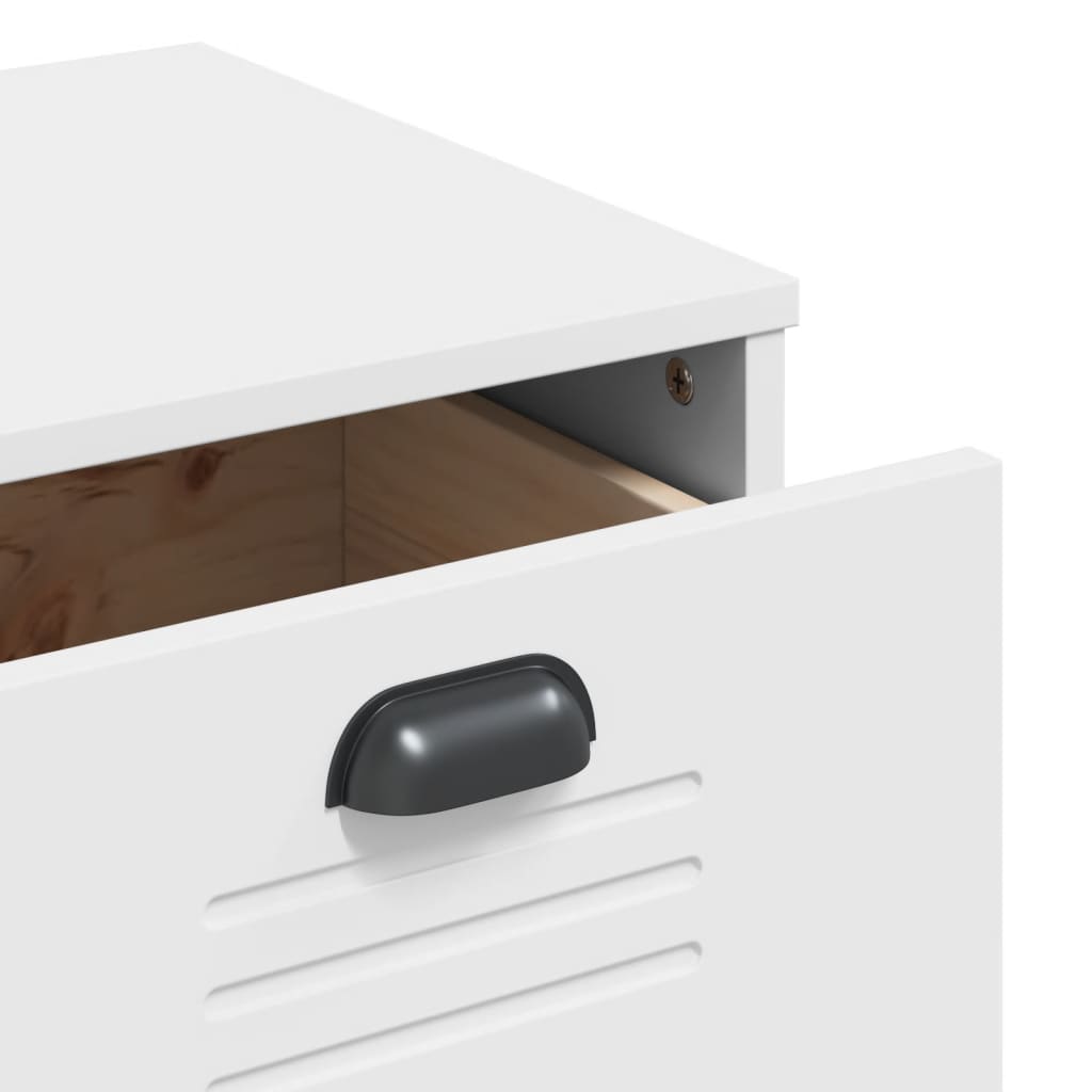 vidaXL Sideboard "VIKEN" White 80x40x80 cm Engineered Wood