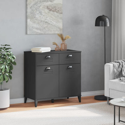 vidaXL Sideboard "VIKEN" Anthracite Grey 80x40x80 cm Engineered Wood